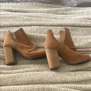 Kristin Cavallari open toed booties